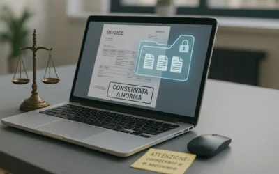 La legge dice che le fatture elettroniche vanno conservate a norma
